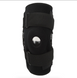 Бандаж для коліна з шарнірами Kyncilor на липучках універсальний Black, Чорний, Универсальный