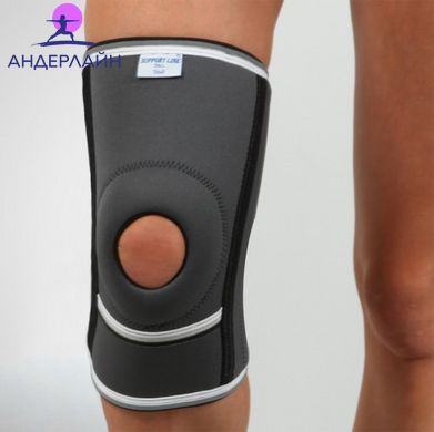 Бандаж на коліно з 4-ма спіральними ребрами жорсткості REF-102