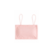 Бесшовный топ-бандо на тонких бретелях со съемными чашечками, Pink, one size (65&ndash;85 cm)