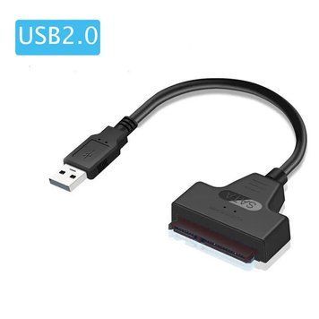 Кабель адаптер USB 2.0 3.0 Type-C для 2,5 HDD SSD SATA III 6Gbps Ashiboogoole