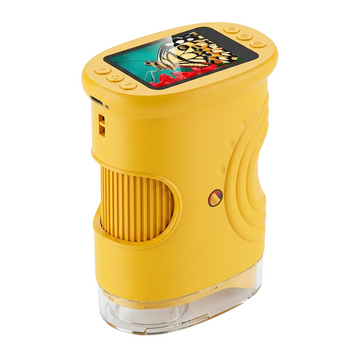 Дитячий цифровий мікроскоп 1000x з IPS екраном 2", камерою Full HD, фото, Type-C та LED підсвіткою