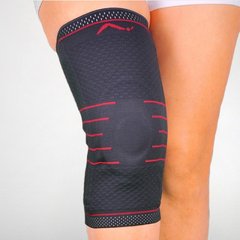 Бандаж на коліно трикотажний із силіконовою подушечкою під коліно REF-701