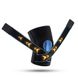 Активный бандаж для колена с лентами фиксаторами на липучках и 4 боковыми вставками Kyncilor, Чорний