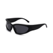 Спортивные очки Y2K с прочной оправой и защитой UV400 от солнца, Black, 146&times;124 mm