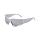 Спортивные очки Y2K с прочной оправой и защитой UV400 от солнца, Grey, 146&times;124 mm