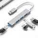 Універсальний концентратор USB/Type-C на 4 порти USB 3.0 WALKESEN