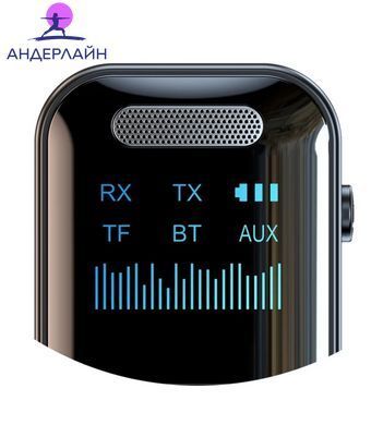 Адаптер-приемник и передатчик 2 в 1 Bluetooth 5.4 AUX с LED-дисплеем и поддержкой TF-карт Korseed