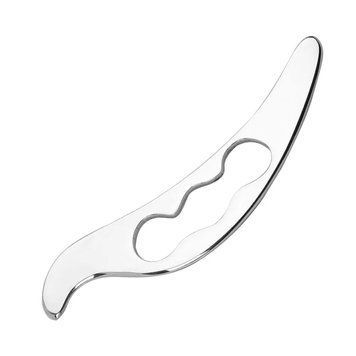 Блейд-скребок GUA SHA из нержавеющей стали для глубокого массажа лица и тела и снятия мышечного напряжения
