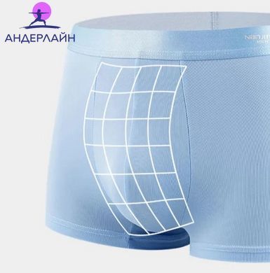 Чоловічі безшовні боксери Ice Silk з графеновою антибактеріальною вставкою, 2-9901, 2XL