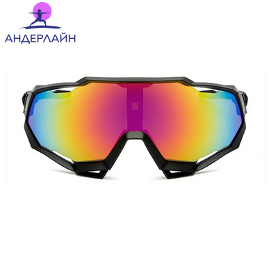 Спортивні сонцезахисні окуляри UV400 з анатомічною посадкою, Black, 142&times;127&times;60 mm