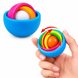 3D антистресс-игрушка Fidget Gyro с разноцветными вращающимися сферами для бесконечного вращения XDR, blue, 3.8&times;5 cm