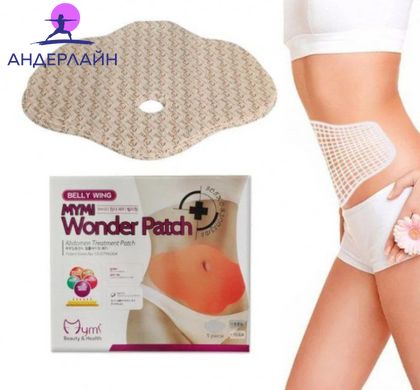 Пластырь для похудения Mymi wonder patch Belly Wing для живота