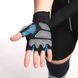 Перчатки для спорта с фиксатором запястья с силиконовыми вставками Kairui, Другие цвета: Черно-синий, M