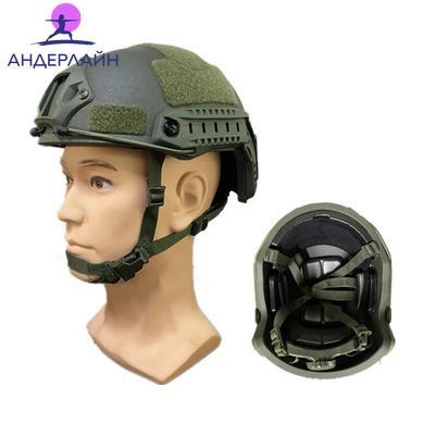 Ударостійкий тактичний шолом MH FAST PJ з ABS EOENKK для ігор та тренувань
