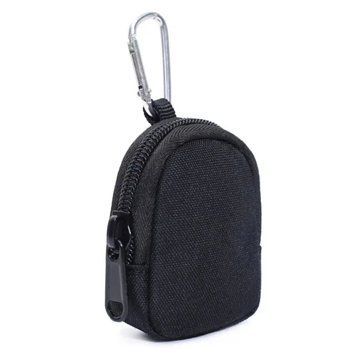 Тактична ключниця-підсумок EDC з міцним карабіном та застібкою, Black, 8.5&times;6.5&times;2.5 cm