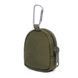 Тактична ключниця-підсумок EDC з міцним карабіном та застібкою, Green, 8.5&times;6.5&times;2.5 cm