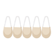 Невидимі шкарпетки-сліди з силіконовою п'яткою для відкритого взуття, Beige, one size