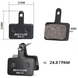 Тормозные колодки BUCKLOS для Shimano B01S/B05S MTB (2 пары)