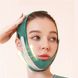 Маска-бандаж для корекції овалу обличчя та другого підборіддя, коригуюча маска, Зелений, Универсальный