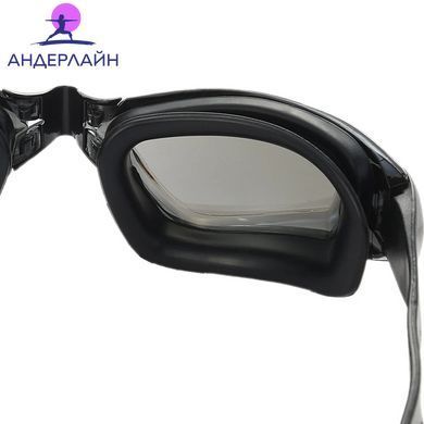 Антитуманные очки для плавания с берушами и UV-защитой